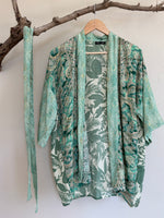 BLACK COLOUR Kort kimono