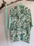 BLACK COLOUR Kort kimono