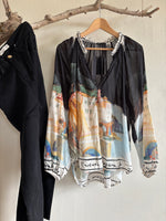 BLACK COLOUR Blus