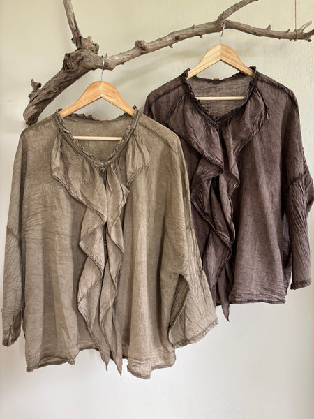 REUNION Blusar i två färger