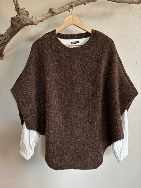 BLACK COLOUR Poncho