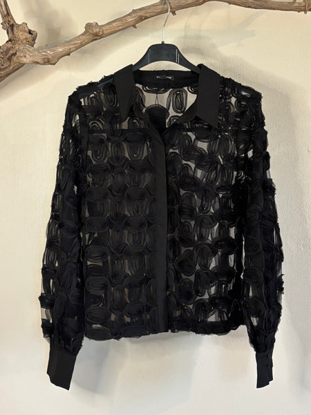 BLACK COLOUR Blus